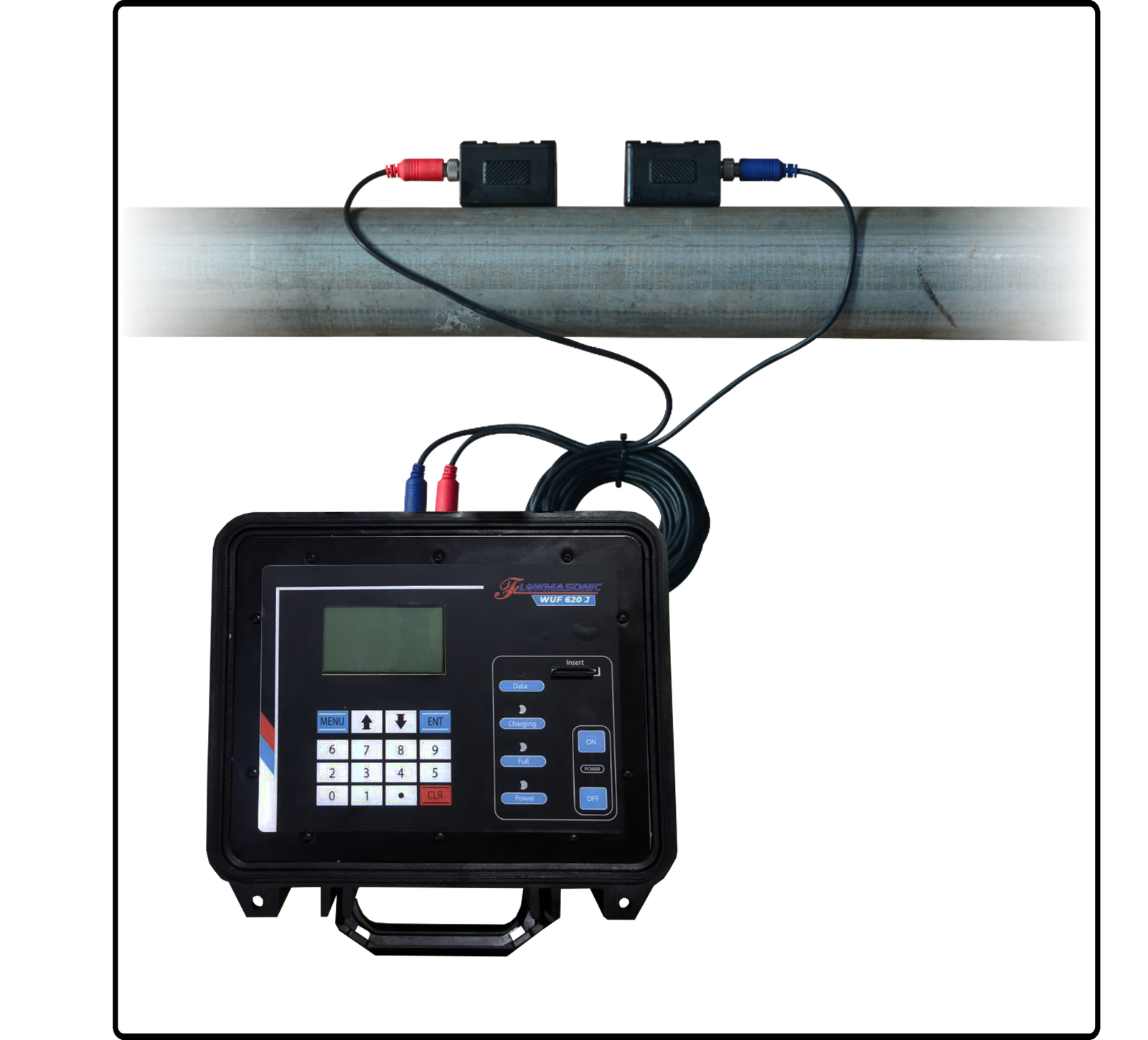 Flowmasonic WUF 620 J Portable Ultasonic Flow Meter
