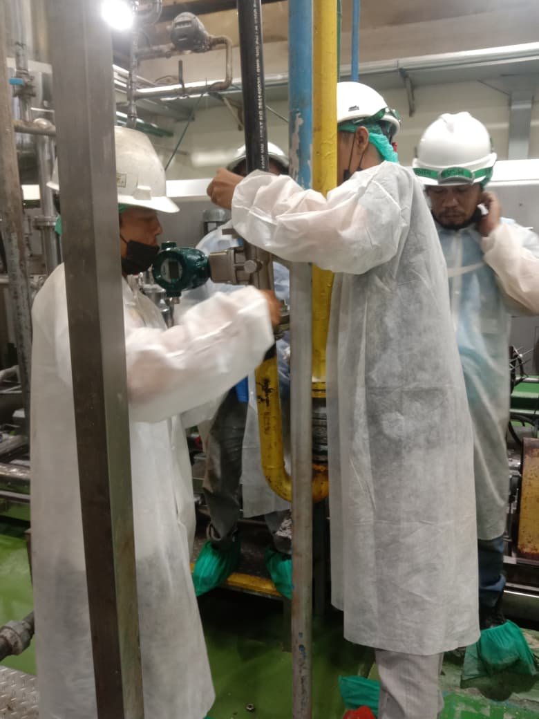 Pemasangan Vortex Flow Meter untuk Gas PT.URC